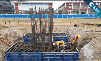 【襄视频】内环线提速改造工程首个墩柱顺利浇筑  标志项目进入地上施工阶段