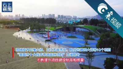 【襄视频】“十大优秀市政园林项目”受表彰！