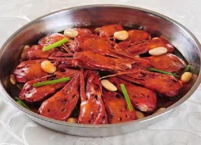 来襄必点菜 推荐菜品——干锅鸭三宝