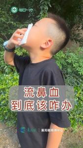 流鼻血到底该咋办？
