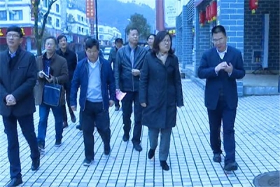 赵少莲率我县党政考察团赴浙江省磐安县考察