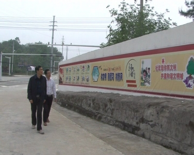 漕河镇付畈社区打造文明卫生和谐社区