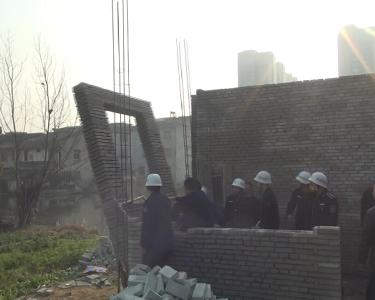 县城管执法局依法拆除12处违法建筑
