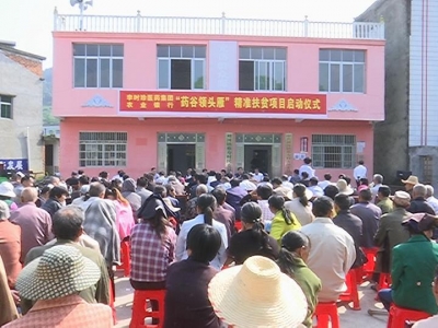 “药谷领头雁”扶贫项目开启金融扶贫新模式