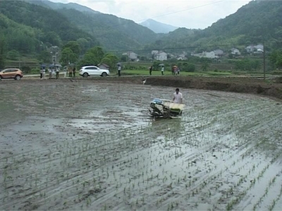 县农机局推行高山地区机械化作业