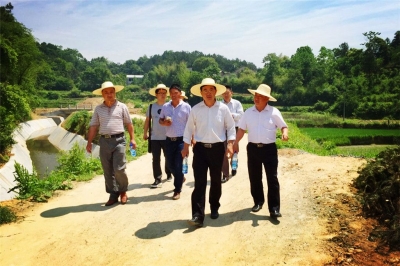 蕲春白莲干渠灌区续建与节水改造工程通过市水利局考核