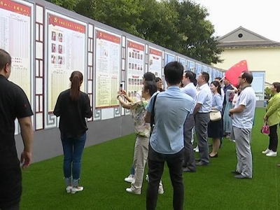 我县组团赴淄博潍坊参观学习精神文明创建工作