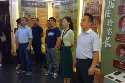 宜昌市远安县组织部一行来蕲春县检察院观摩基层党建工作