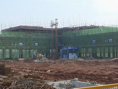 詹才红到河西新兴工业区调研督办项目建设