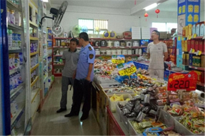管窑镇多部门开展联合检查确保两节期间食品安全