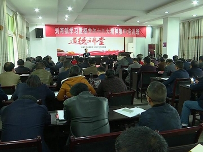 刘河镇学习贯彻十九大精神见行动