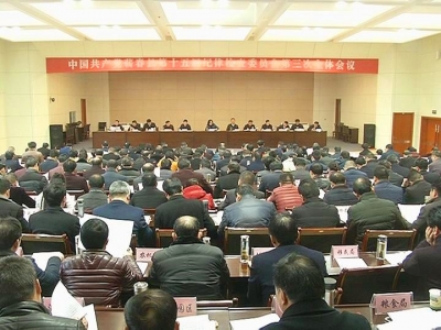 县纪委十五届三次全会在县会展中心召开