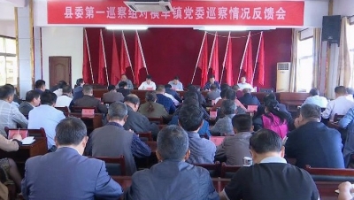 县委巡察组向八个乡镇反馈巡察情况