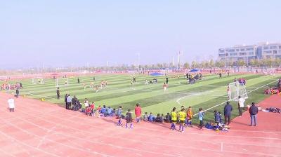 全县第四届校园足球联赛小学组比赛在行知国际学校举行