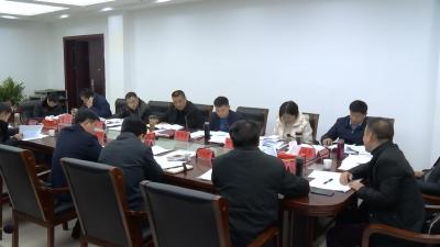 詹才红主持召开第十七届县政府常务会第38次会议