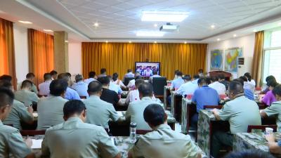 我县组织收听收看全省征兵工作电视电话会