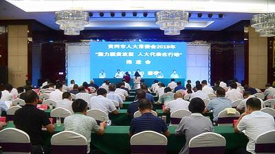 全市“聚力脱贫攻坚 人大代表在行动”推进会在我县召开