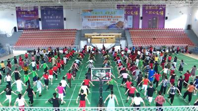 五运会开幕式彩排：广场舞方阵