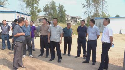 詹才红调研督办园区还建房建设