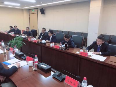 詹才红与中国服务贸易协会大健康委员会洽谈李时珍中医药研究院筹建事宜