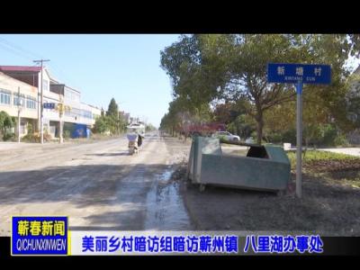 美丽乡村暗访组暗访蕲州镇 八里湖办事处