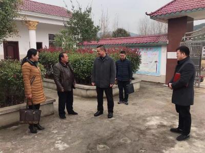 詹才红到漕河镇调研指导脱贫攻坚工作