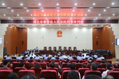 恶势力不除 群众心难安 ——蕲春法院依法公开宣判叶朋等23人涉恶一案