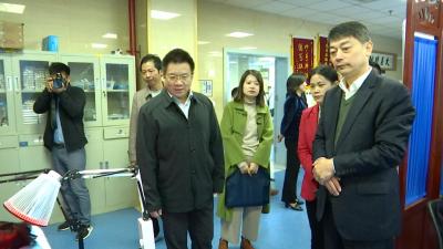 省疾控中心来我县调研省级健康促进县创建工作 	