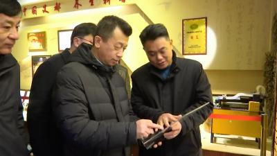 黑龙江省甘南县来我县考察蕲艾产业