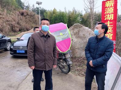 詹才红到蕲北乡镇暗访督导疫情防控工作 
