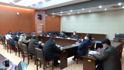 县新型冠状病毒感染的肺炎防控工作指挥部召开日例会