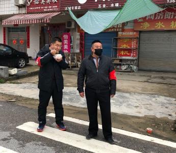 党徽军徽，在抗疫前线闪光  —株林镇退伍军人胡涛