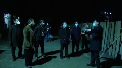 漕河城区工作专班开展“夜查行动”