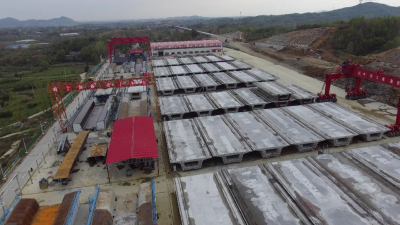 视频丨黄黄高铁蕲春段项目建设加速复工