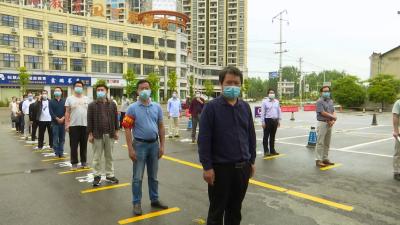 视频丨县实验中学初三年级复学复课准备就绪