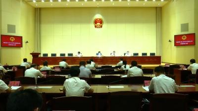 视频丨县十七届人大四次会议举行代表团召集人会议