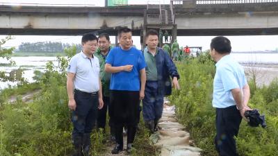 视频丨詹才红深入双沟堤指导抢险救灾和漕河城区防洪排涝