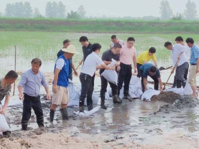 幸亏这位村民及时发现，长江干堤蕲春段紧急处置一管涌险情