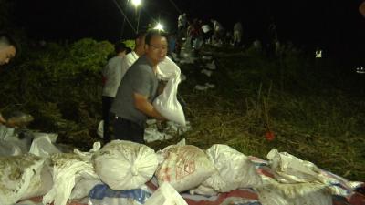 视频丨守堤单位尽忠职守  成功处置两处险情