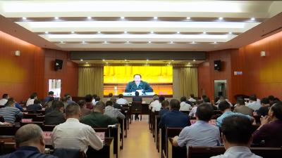 视频丨市委市政府召开第三季度重点项目建设拉练检查视频会