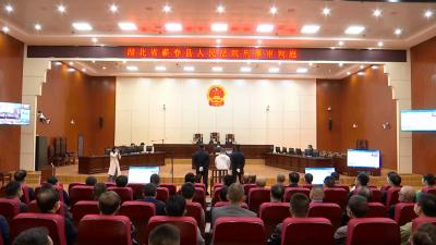 视频丨县人民法院公开审理非国家工作人员受贿罪一案