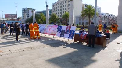 视频丨全市消防救援实战演练在我县举行