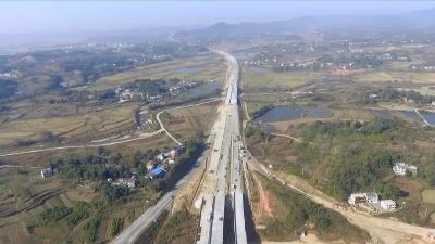 视频丨蕲太高速公路西段项目建设进入收尾阶段