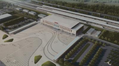 视频丨3000多名建设者奋战在黄黄高铁蕲春段
