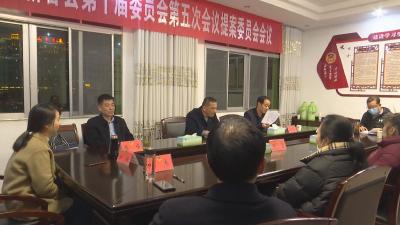 快讯｜县政协十届五次会议共收到提案110件