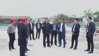 视频︱詹才红调研李时珍医药工业园区项目建设