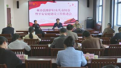 视频︱蕲春深入推进维护妇女儿童权益暨“平安家庭”建设