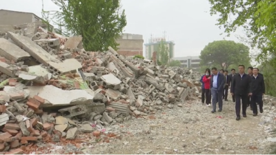 视频︱詹才红调研督办雷溪河二期拆迁进度