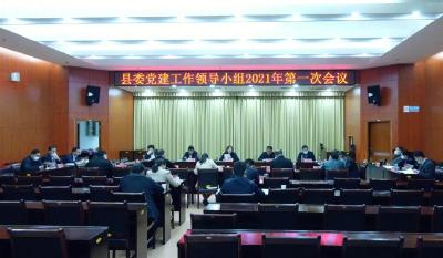视频丨赵少莲主持召开县委党建工作领导小组2021年第一次会议 