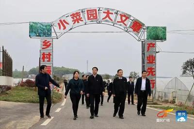 张家胜赴红安开展党史学习教育并调研经济社会发展情况